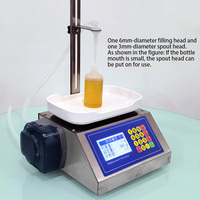 CN-1200 pesant la machine de remplissage semi-automatique de fiole d'huile de petite bouteille
