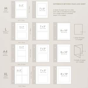 Álbum de Fotos de Boda con Cubierta de Terciopelo Personalizada, Álbum de Fotos con Fundas para 300 Fotos de 4x6 - Product Image 5