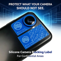 Autocollant de sécurité anti-espionnage pour caméra de smartphone en silicone du centre de R&D