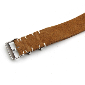 สายนาฬิกาข้อมือหนังนูบัคแบบปรับได้ ระบายอากาศดี ยี่ห้อ HUANLONG ขนาด 18-24 มม. สำหรับผู้ชาย คุ้มค่า - Product Image 3