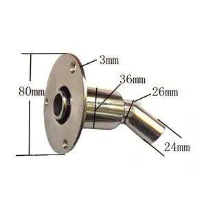 Морские выхлопные коллекторы из нержавеющей стали 24 мм, аксессуары для лодок, яхт, премиум-класса, морская фурнитура - Product Image 2