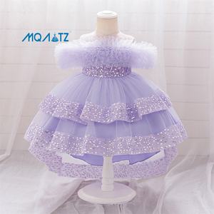 <span class=keywords><strong>Robe</strong></span> de Princesse en Dentelle d'Été de Haute Qualité pour Enfants, Adorable <span class=keywords><strong>Robe</strong></span> de Bal pour Filles de 6 Mois à 3 Ans, Robes de Fête et de Mariage AT003XZ - Product Image 2