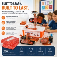 AI Factory ELF AIOT K210 placa base 18650 batería programable Kit robótico STEM codificación educativa DIY Robot de montaje de Metal