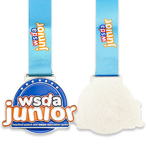 Neues Design Kinder-Trophäe aus Zinklegierung Tanzwettbewerb-Auszeichnung Maßgefertigte Hochwertige Gravierte Schul-Rednermedaillen für Junioren - Product Image 1