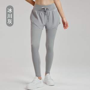 Mallas <span class=keywords><strong>2</strong></span> <span class=keywords><strong>en</strong></span> <span class=keywords><strong>1</strong></span> con logotipo personalizado para <span class=keywords><strong>mujer</strong></span>, mallas cortas transpirables de alta elasticidad para <span class=keywords><strong>mujer</strong></span>, yoga, correr, gimnasio, deporte, todo a juego - Product Image 2