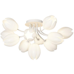 Zèle Éclairage Décoration de La Maison Nordique Pendentif Lumière Chambre Hôtel Fleur Forme Acrylique Plafonnier - Product Image 6