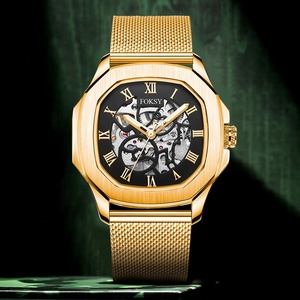 Montre homme de luxe de haute qualité, résistante à l'eau, vente en gros, montre-bracelet personnalisée, <span class=keywords><strong>montres</strong></span> automatiques mécaniques pour hommes - Product Image 3