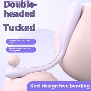 Consolador con control de potencia USB para marido y mujer, juguete sexual para compartir, esencia de bloqueo masculino, Control remoto, dispositivo de masturbación femenina, cuerpo - Product Image 2