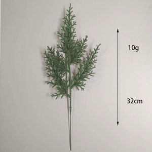 Bouquet d'aiguilles de pin artificielles Hua Zi en plastique pour décoration de Noël, mariage et usage domestique - Product Image 3