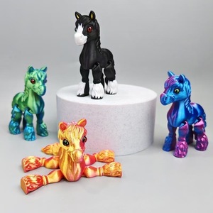 Caballito Articulado Impreso en 3D Personalizado, Flexible, para Adorno, Escala 1/12, Regalo Original para Niños y Maternidad, Entrega Rápida - Product Image 1