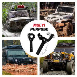 Ambull Engrenage d'<span class=keywords><strong>attelage</strong></span> robuste 15t avec crochet de remorquage sans rotule, neuf, <span class=keywords><strong>pas</strong></span> <span class=keywords><strong>cher</strong></span>, noir, forgé, pour remorques - Product Image 4