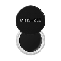 Buat Sendiri MINSHZEE Gel Eyeliner Anda Sendiri, Halus, Tahan Air, Anti Luntur, Tahan Lama, Cepat Kering, Warna Hitam Coklat, Gel Eyeliner untuk Bawah Mata