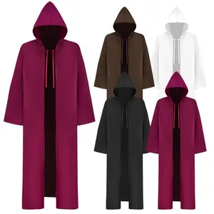 Sao Minthson dành cho người lớn trùm đầu áo choàng Jedi Wizard Wars áo choàng Darth CAPE Halloween hiệp sĩ áo dài cosplay trang phục cho nam giới phụ nữ