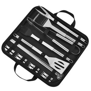 Herramientas de barbacoa de acero inoxidable, juego de utensilios para parrilla al aire libre, <span class=keywords><strong>con</strong></span> caja de tela Oxford, 20 Uds., gran oferta de <span class=keywords><strong>Amazon</strong></span> - Product Image 6