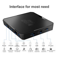 La connexion sans fil TVBOX 4K Android 10 avec télécommande vocale améliore l'expérience de divertissement à domicile