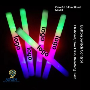 Bâton lumineux LED en mousse, bâton lumineux UV, impression écologique, événements festifs, cadeau promotionnel d'entreprise - Product Image 3