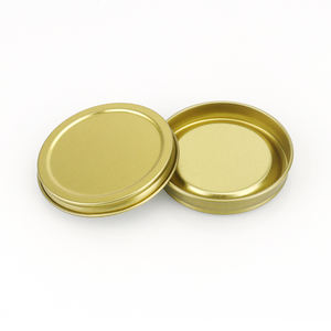 異なるサイズのホットセール高品質カスタマイズ食品グレード丸型キャビアブリキ箱 - Product Image 2