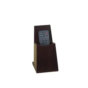New arrival room mahogany wood tv remote control holder custom for hotels