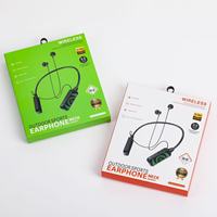 Écouteurs sans fil D18 TWS, Bluetooth 5.2, écouteurs magnétiques à bande de cou, sport, étanches, casque Bluetooth pour oraimo