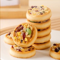 Biscuits ronds cuits en gros aux saveurs de noix de coco, biscuits pizza aux amandes, snacks au goût sucré