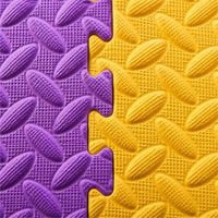 Matras Lantai Interlocking EVA Anti-UV, Ubin Busa Anti-Selip Tahan Air untuk Rumah Kaca, Konservatori, dan Ruangan Kaca, Grosir