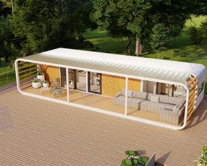 Ngủ Nhỏ Kit Set Cabin Nhà <span class=keywords><strong>Container</strong></span> Nhà Bán Di Động Ngoài Trời Bãi Biển Phẳng Gói Thép Hiện Đại Khách Sạn <span class=keywords><strong>Moduler</strong></span> Nhà - Product Image 2