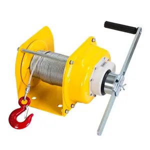 Manual brake winch 1200lbs Heavy duty Lifting winch Manual hand winch with cable 3000kg