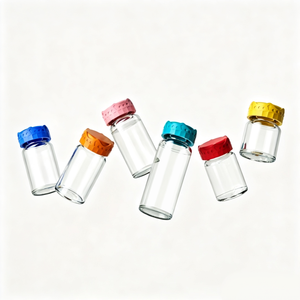 Glas + TPU Crown Top Behälter Peptidflasche für 3ml-15ml Flaschen Großhandel OEM Hohe Qualität für Trockenmaterialverpackung - Product Image 1