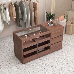 Shunying-Mostrador de cajero de barra simple para tienda de ropa, pequeño gabinete de exhibición moderno para supermercado, <span class=keywords><strong>ambiente</strong></span> de alta gama - Product Image 1