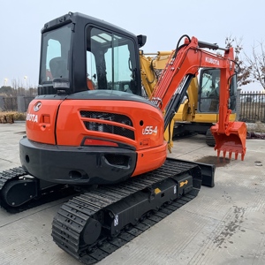 รถขุดตีนตะขาบ Kubota U55 มือสองแท้ 100% ขนาด 5 ตัน พร้อมบุ้งขุด เครื่องยนต์และปั๊ม Kubota ได้รับการรับรองมาตรฐาน EPA และ CE - Product Image 4