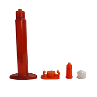 Cartouche de distribution pour adhésif, mastic, colle à verre, colle silicone, tube de calfeutrage de 3 ml (3 cc)