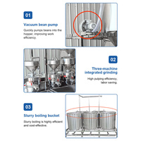 Machine de fabrication de tofu soyeux OCEAN industrielle entièrement automatique Machine de fabrication de tofu Prix de la ligne de production de tofu