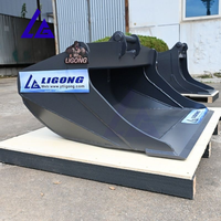 Godet de terrassement S60 S70, largeur 72 pouces, 1,0 m³, accessoire d'excavatrice pour projets routiers municipaux