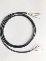 24 22 20 AWG RVV 2 3 4 5 6 7 8 Inti Tembaga Berlapis Timah Terpilin Kabel Listrik PE RVV Hitam Berselubung Lunak