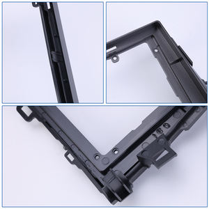 Cadre de façade d'autoradio pour Chevrolet GMC 2004-2006, universel, 10 pouces, panneau avant (argent), kit d'accessoires de voiture standard - Product Image 4