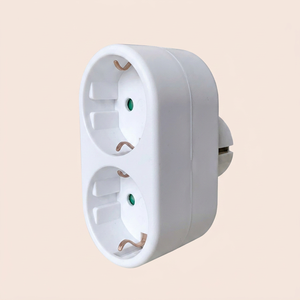 Adattatore in Plastica ExtraStar 2X16A con Coperchio per Uso Interno - Product Image 1