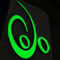 YIJIAO – lettre lumineuse 3d imperméable à l'eau, panneau lumineux à led, lettres illuminées en acrylique pour magasin, logo led avant