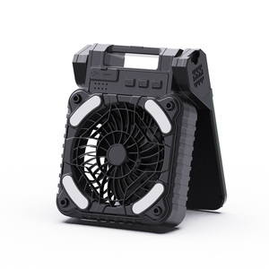 Chất Lượng Cao Ngoài Trời Ánh Sáng Quạt Đa Chức Năng Di Động Cắm Trại Năng Lượng Mặt Trời Có Thể Sạc Lại <span class=keywords><strong>Fan</strong></span> - Product Image 3