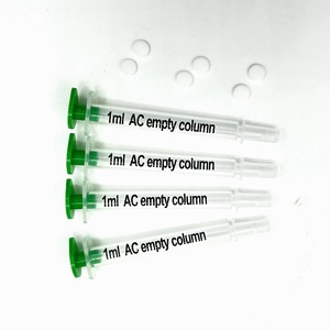 Colonne vide AC de 1 ml contenant 2 frits hydrophiles en PE de 20 µm, en polypropylène, pour la purification des protéines en laboratoire. - Product Image 1