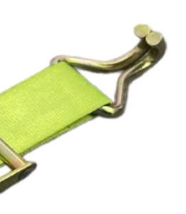 Sangles à cliquet en polyester vert 1 pouce/1.5 pouce/2 pouces avec crochets en métal sûres et efficaces pour le transport de camions, de voitures et de marchandises - Product Image 6