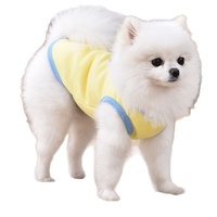 Pakaian Anjing Rompi Musim Panas Teddy untuk Pomeranian Schnauzer Poodle Anjing Kecil Kucing Model Waffle Tipis Gaya Kasual Poliester Dapat Disesuaikan