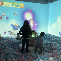 Aire de jeux intérieure populaire de jeu de balle Smash de projection 3D interactive AR avec projection murale pour les enfants