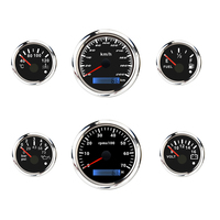 Ensemble de tableau de bord d'instruments de navire maritime, jauge multifonction pour bateau