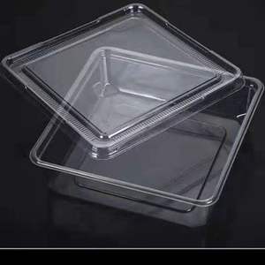 Cajas de Almacenamiento Cuadradas Multiusos con Tapas, Contenedor de Plástico Transparente Apilable a Prueba de Polvo para Almacenamiento de Maquillaje - Product Image 5