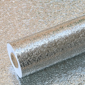 Papel Adhesivo para Encimera de Cocina UDK, Diseño Múltiple, PVC Impermeable, Papel de Contacto para Encimera, Papel Tapiz Plateado y Dorado - Product Image 4