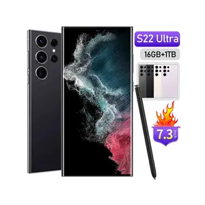 Safe Material Premium Large Memory FHD Screen Resolution S22 Ultra 12+512GB Smart Mobile Phones