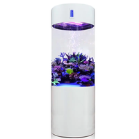 Runde Aquarium zylindrische fisch tank Benutzerdefinierte Große Runde Fisch Tank Acryl Schlauch Aquarium
