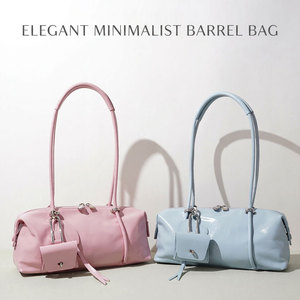 Borsa Boston di Lusso da Donna con <span class=keywords><strong>Tracolla</strong></span> <span class=keywords><strong>a</strong></span> Barilotto, Design Minimalista, con Mini Pochette Staccabile, Borsa Sottospalla Boutique Pronta per la Vendita all'Ingrosso - Product Image 2