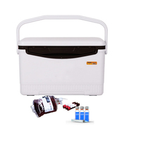 Boîte isotherme médicale portable en PU imperméable avec pack de glace pour le transport de vaccins et d'échantillons de sang