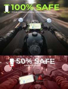 Soporte para Teléfono LISEN a Prueba de Golpes, Soporte Universal para Bicicleta, Antideslizante, para Teléfonos Inteligentes Grandes en Manillares de Bicicletas de Montaña - Product Image 2
